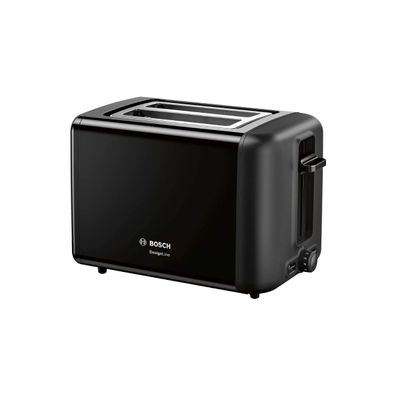 Bosch TAT3P423DE Kompakt Toaster Design Line, 820-970 W, Brötchen-Aufsatz, ...