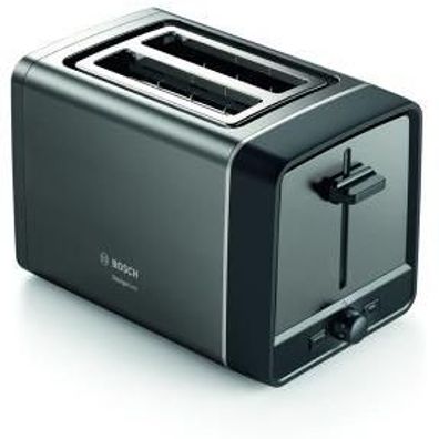 Bosch TAT5P425DE Kompakt Toaster, 970W, 2 Scheiben, DesignLine, Auftau- und ...