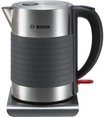Bosch TWK7S05 Wasserkocher, 2200W, 1,7L, Cordless, 360º Basis, Kabelaufwick...