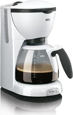 Braun KF 520/1 CaféHouse Pure Aroma Filterkaffeemaschine, 10 Tassen, 1000W, ...
