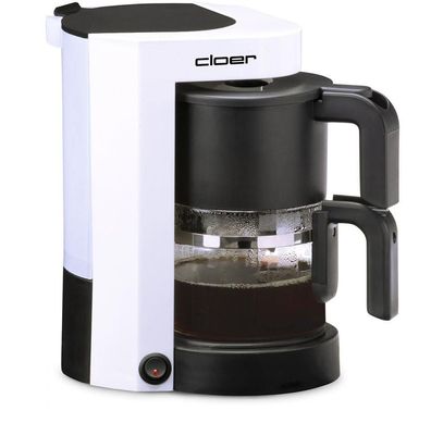 Cloer 5981 Single-Filterkaffeeautomat, 800 W, 5 Tassen, Tropf-Stopp-Funktion...