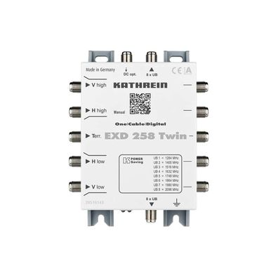 Kathrein EXD 258 Twin Einkabelmatrix 2x8 Userbänder (20510143)