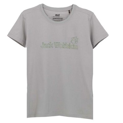Jack Wolfskin New Logo T-Shirt Damen kurzarm Shirt Baumwolle 5006381-4650