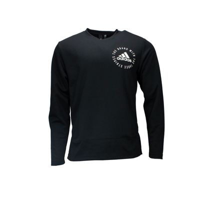 Adidas SID Sport ID Mesh Sweater Trefoil Shirt Herren Sweatshirt Schwarz DQ1468