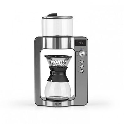 BEEM Pour Over Filter-Kaffeemaschine, mit Waage, Glas, 750ml, 1500W, edelsta...