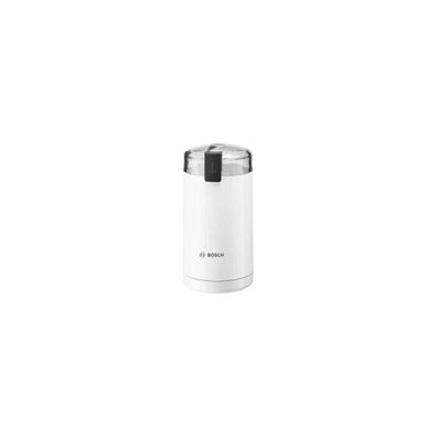 Bosch TSM6A011W Kaffeemühle, Edelstahl-Schlagmesser, 180W, weiß