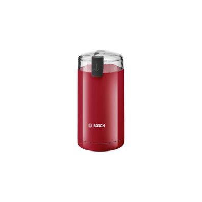 Bosch TSM6A014R Kaffeemühle, Edelstahl-Schlagmesser, 180W, rot