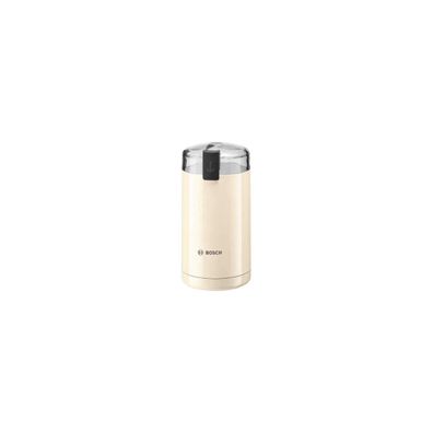 Bosch TSM6A017C Kaffeemühle, Edelstahl-Schlagmesser, 180W, beige