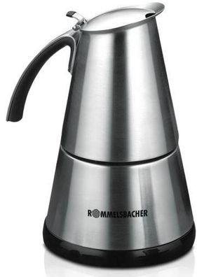 Rommelsbacher EKO364/ E Espressokocher, 365 W, Edelstahl-Filtereinsatz, 2 ode...