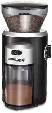 Rommelsbacher EKM300 Kaffeemühle, 150 Watt, 220 g, Kegelmahlwerk, schwarz/ s...