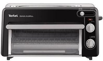 Tefal TL6008 Toast n Grill, Toaster mit integriertem Grillgerät, 1300 W, sc...