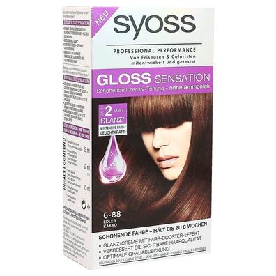 Syoss Gloss Sensation Haarfarbe 6-88 Edler Kakao 1-er Pack ( 115 ml)