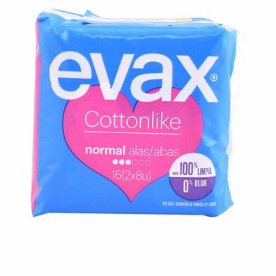 Evax Cottonlike Normal Damenbinden Mit Flügeln 12 Einheiten