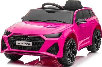 Audi RS 6 Kinder Elektro Auto Kinderfahrzeug Sportwagen 12V Pink