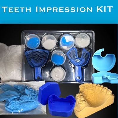 Zahnabdruck Set, Impression Kit, Dental teeth Kit, Dental impression Kit