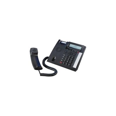 AGFEO T18 schwarz Analoges Tischtelefon 3-zeiliges Display (6101179)