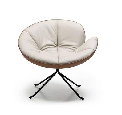Sessel Sitzer Design Wohnzimmer Polster Holz Einsitzer Moderne Weiß Neu