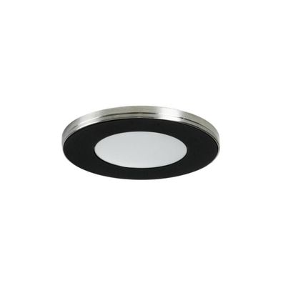 Brumberg X-FLAT LED-Einbau- / Anbaudownlight, 2,6W, 185lm, 3000K, schwarz (1...