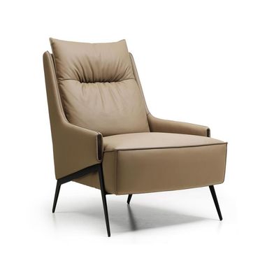 Sessel 1 Sitzer Kunstleder Lounge Luxus Polster Relax Möbel Design Couch