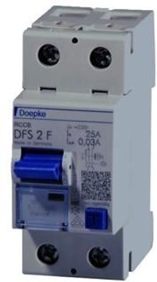 Doepke DFS2 040-2/0,03-F Fehlerstromschutzschalter 040-2/0,03A, 2-Polig (091...