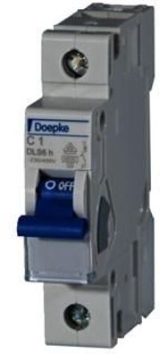Doepke DLS 6h C10-1 Leitungsschutzschalter, 1-polig, C-Charakteristik, 10A (...