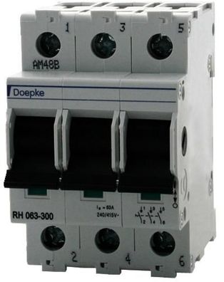 Doepke RH 100-300 Lasttrennschalter 100A, IP20, 415V, 3 Schließer