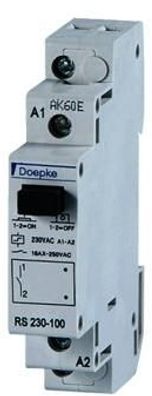 Doepke RS 230-100 Stromstoßschalter 230V AC 1-Polig, 16 A, 1 Schließer (NO)