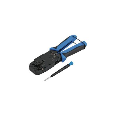 EFB-Elektronik Crimpzange für Modularverbinder 4-8 polig, blau (E-MUC410)