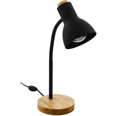 Eglo Veradal Tischlampe, 40W, E27, schwarz (98831)