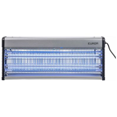 Eurom Fly Away metal 40 LED Insektenvernichter, 2x10W LED-Lampe, 2200V (211399)