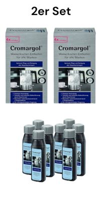 WMF Cromargol Wasserkocher-Entkalker Kalkreiniger 4 x 100 ml 2er SET