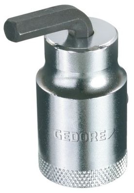 GEDORE 8756-08 Aufsteckstiftschlüssel für Innensechskantschrauben 16Z 8 mm