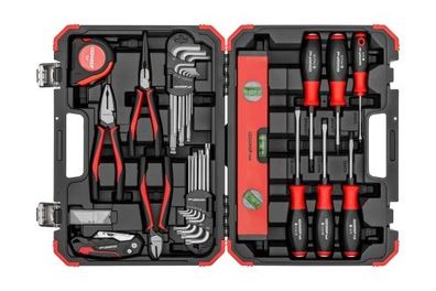 GEDORE red Werkzeugs-Satz, Set 43-teilig, gefüllt, Werkzeug für Hand- und Heimwerker,