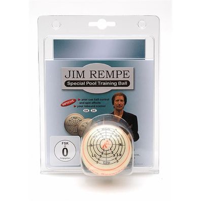 Jim Rempe Trainingsball von Aramith 57,2 m. DVD/ Buch in Deutsch