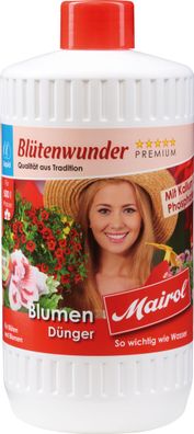 MAIROL Blumen-Dünger Liquid, 1 Liter, Blütenwunder