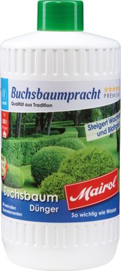 MAIROL Buchsbaum- & Ilex-Dünger Liquid, 1 Liter, Buchsbaumpracht