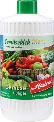 MAIROL Gemüse-Dünger Liquid, 1 Liter, Gemüsekick
