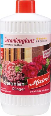 MAIROL Geranien-Dünger Liquid, 1 Liter, Geranienglanz