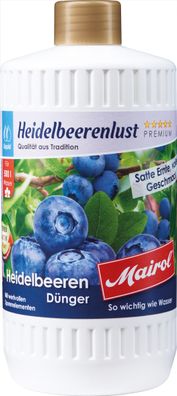 MAIROL Heidelbeeren-Dünger Liquid, 1 Liter, Heidelbeerenlust