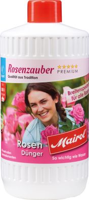 MAIROL Rosen-Dünger Liquid, 1 Liter, Rosenzauber
