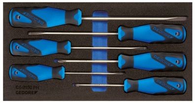 GEDORE 1500 CT1-2150 PH Schraubendreher in Check-Tool-Modul