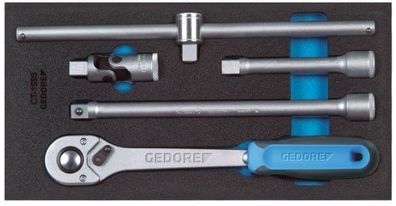GEDORE 1500 CT1-1993 T Zubehör für Steckschlüsseleinsätze 1/2" in Check-Tool-Modul