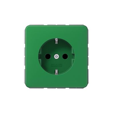 Jung CD 1520 BF GN SCHUKO-Steckdose, grün (für SV)