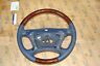 1 Mercedes E klasse Holzlenkrad Leder Holz Lenkrad r230 W219 W209 CLK SL CLS neu