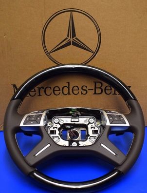 Mercedes ML GL klasse W166 X166 Holzlenkrad Holz Lenkrad steering wheel wood