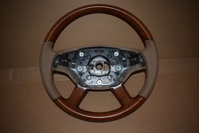 Mercedes S klasse W221 W216 CL Holzlenkrad Holz Lenkrad steering wheel amg