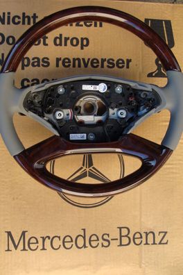 1 mercedes lenkrad holzlenkrad CL W216 AMG w221 s klasse steering wheel wood