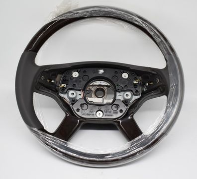 Original Mercedes w221 S Holzlenkrad Wurzelnuss Grau Lederlenkrad Steering wheel