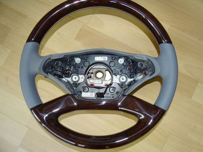 1 S klasse W221 W216 CL Holzlenkrad Holz MOPF Lenkrad s600 s500 steering wheel