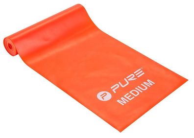 Pure2Improve widerstandsband XL medium 200 x 15 cm latex orange